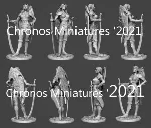 World of Fantasy: Elf woman warrior