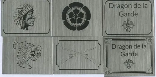 Material Silber / Schwarz glänzend