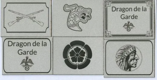 Material Silber / Schwarz matt