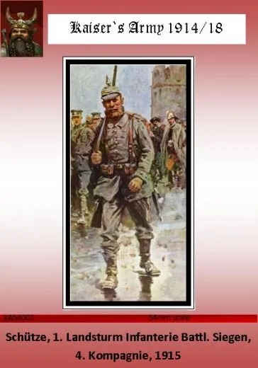 Schütze, 1 Landsturm Infantrie Btl. Siegen, 4. Kompanie