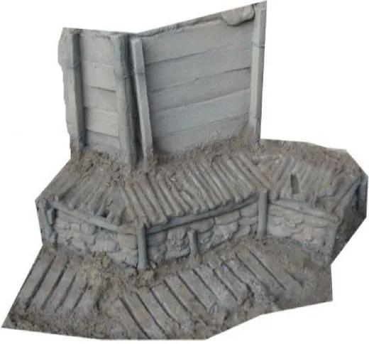 08/15 MG Schütze mit MG and Grabenteil