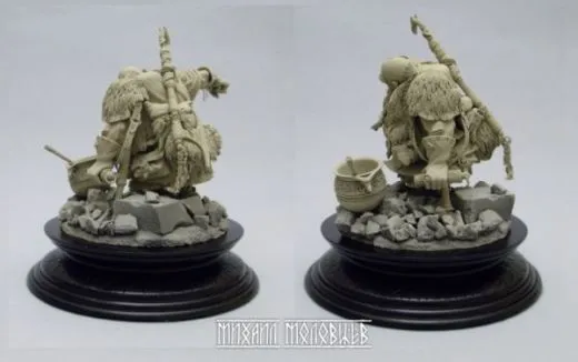 Zwerg mit einem Bein