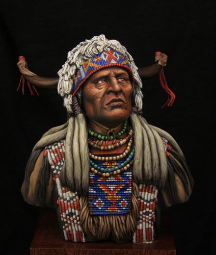 Plaines Indian Bust