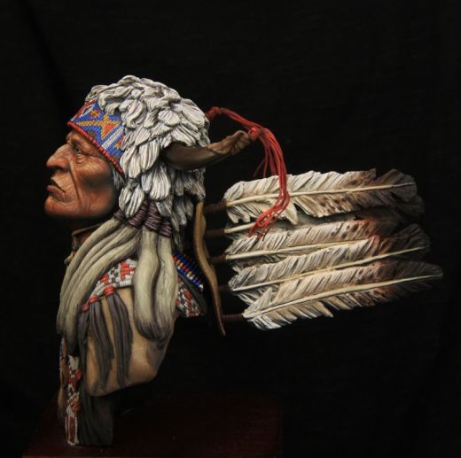 Plaines Indian Bust