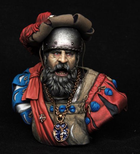 Landsknecht-Hauptmann XVI. Jahrhundert