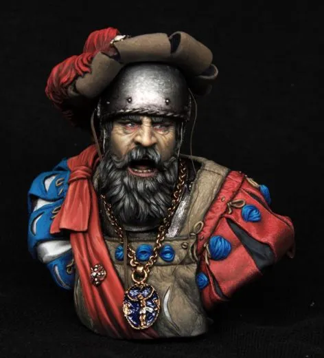 Landsknecht-Hauptmann XVI. Jahrhundert