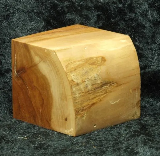 Base with sloping front