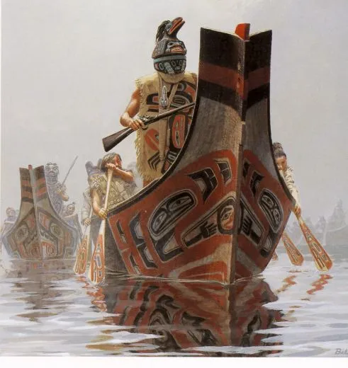 Tlingit Kriegskanu