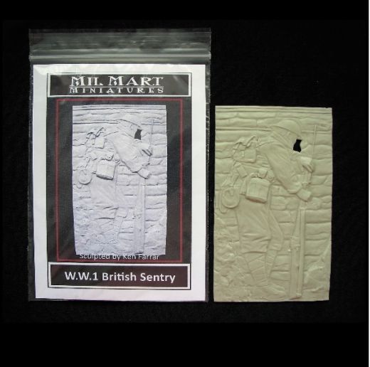 Britische Grabenszene WW1