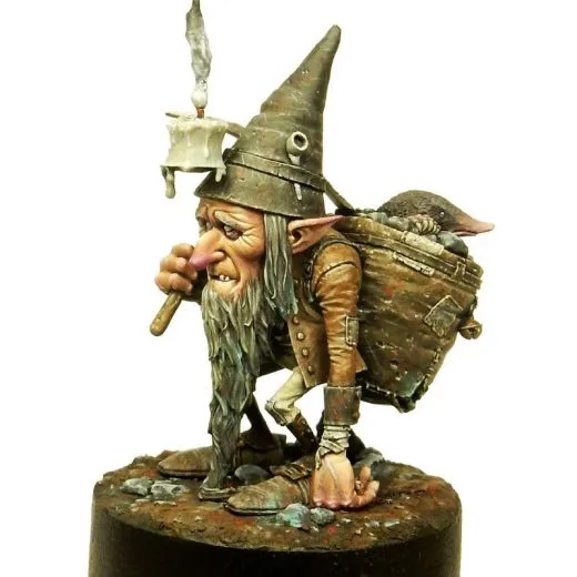 Schürfer mit Maulwurf