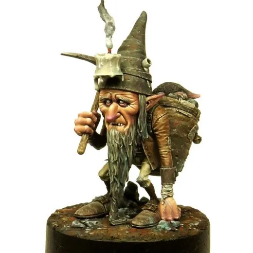 Schürfer mit Maulwurf