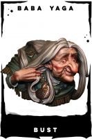 Baba Yaga Büste