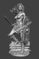 World of Fantasy: Celtic woman warrior