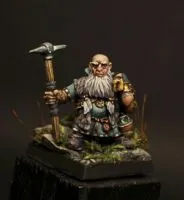 Norvil Bear a pick axe
